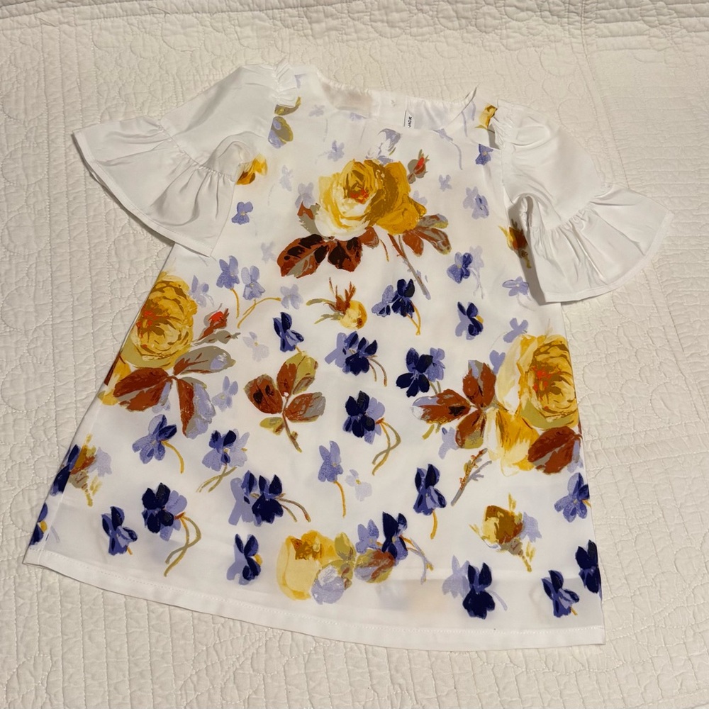 Janie and Jack girl 2t dress Flutter Sleeve Sundress